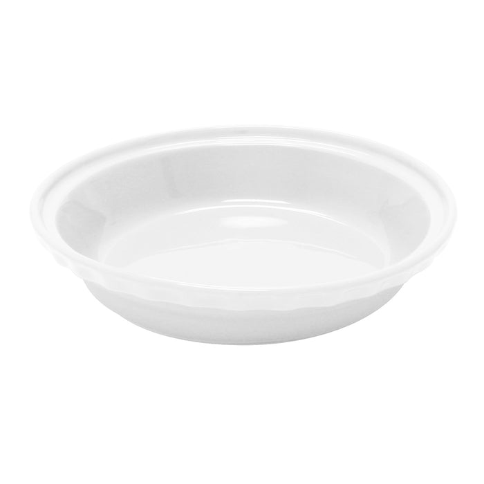 Chantal 9.5-Inch Deep Pie Dish, White