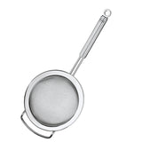 Rosle Stainless Steel Round Handle Fine Mesh Kitchen Strainer, 7.9-inch