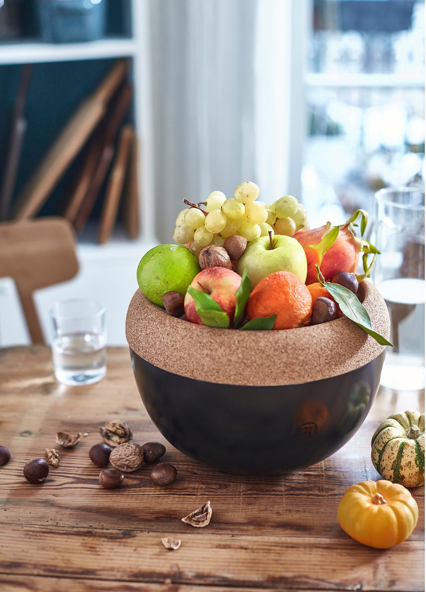 Emile Henry Deep Food Storage Bowl, 10.6-Inch, Blue Flame