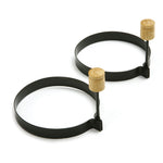 Norpro 4-Inch Nonstick Round Pancake and Egg Rings, Set of 2, Black