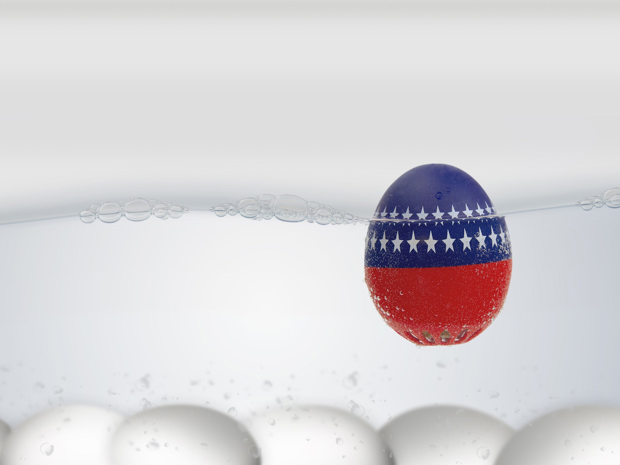 Brainstream Patriotic BeepEgg Singing and Floating Egg Timer for Boiled Eggs