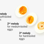 Brainstream BeepEgg Singing and Floating Egg Timer for Boiled Eggs, Blue