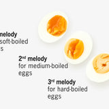 Brainstream BeepEgg Singing and Floating Egg Timer for Boiled Eggs, Blue
