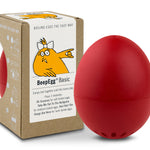 Brainstream BeepEgg Singing and Floating Egg Timer for Boiled Eggs, Red