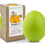 Brainstream BeepEgg Singing and Floating Egg Timer for Boiled Eggs, Green