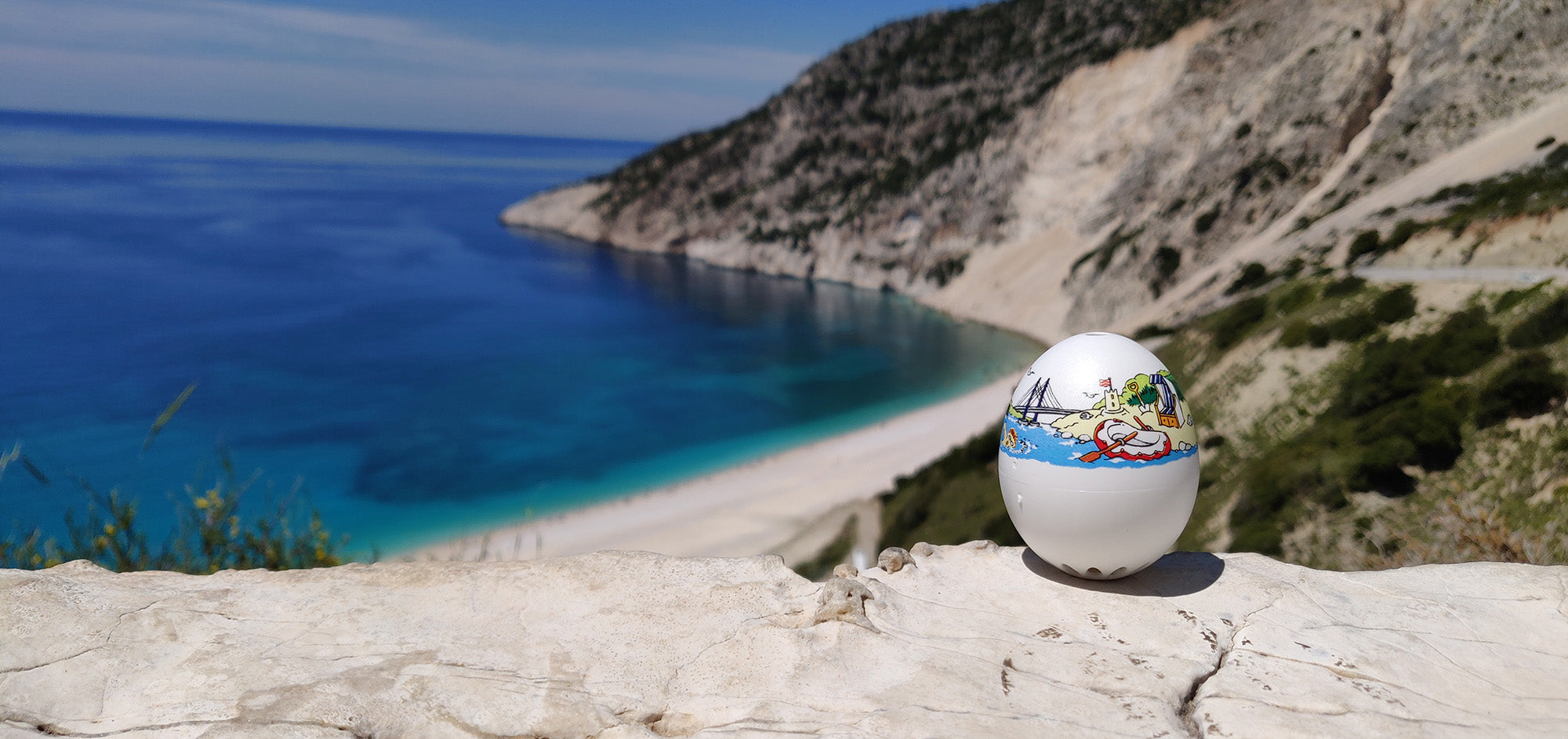 Brainstream Coastal BeepEgg Singing and Floating Egg Timer for Boiled Eggs