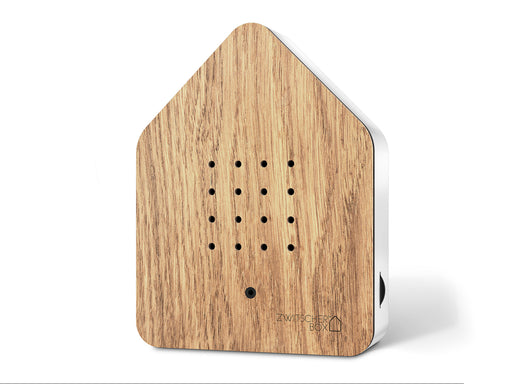 Brainstream Zwitscherbox Sound Therapy Machine with Motion Sensor, Oak Wood and White