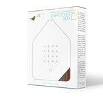 Zwitscherbox Sound Therapy Machine with Motion Sensor, Walnut Wood and Black