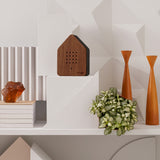 Zwitscherbox Sound Therapy Machine with Motion Sensor, Walnut Wood and Black