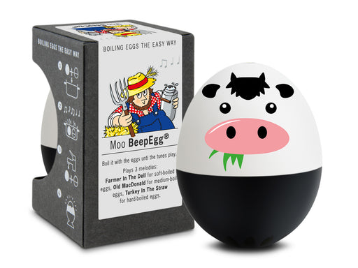 Brainstream Moo BeepEgg Singing and Floating Egg Timer for Boiled Eggs