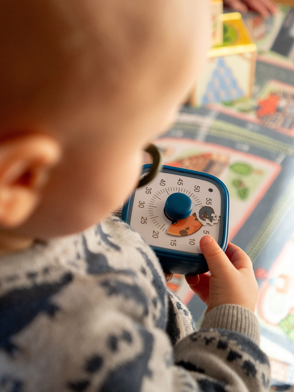 Brainstream Visual Timer for Kids with 60 Minute Countdown and Adjustable Alarm for Focus, Classroom, Study, Cookie