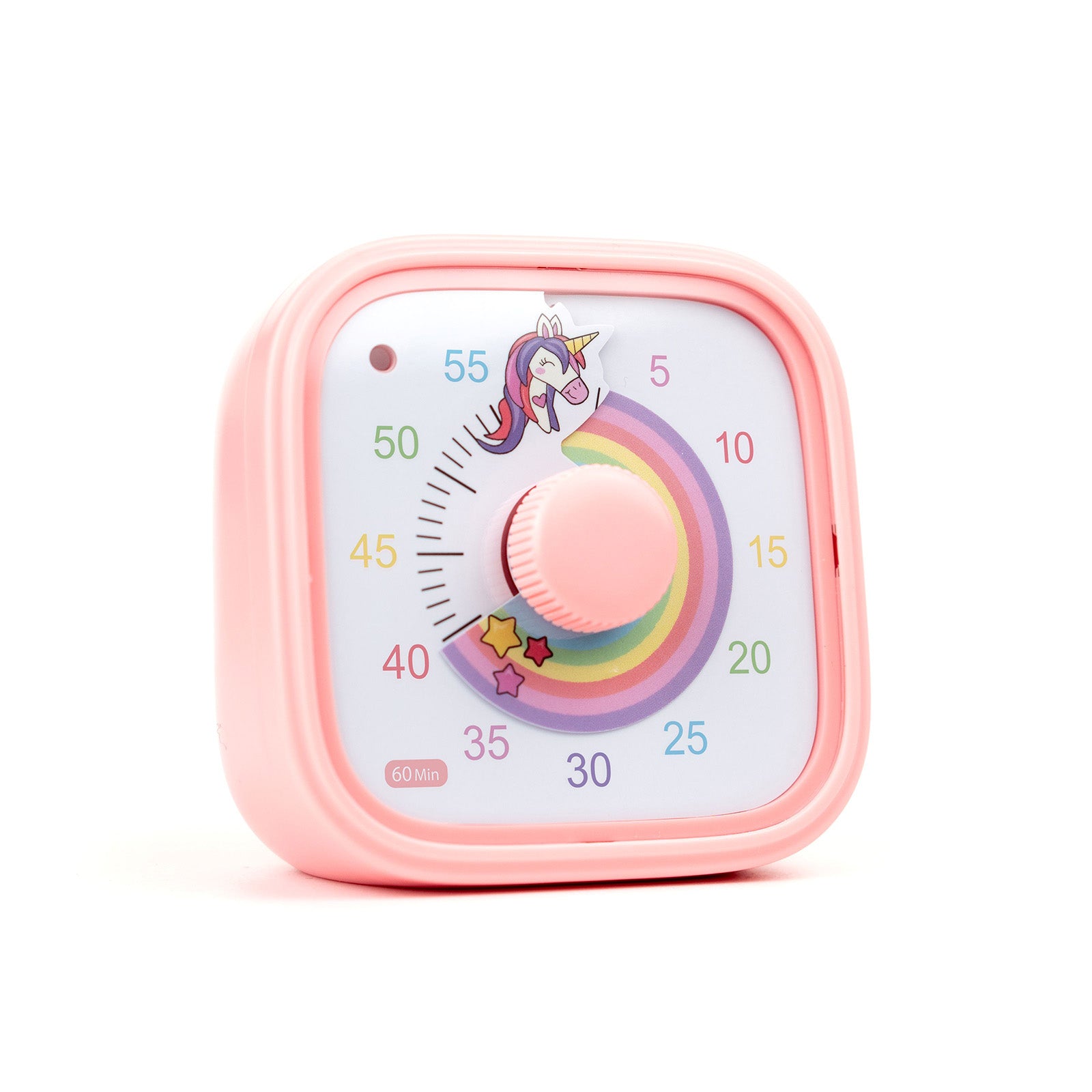 Brainstream Visual Timer for Kids with 60 Minute Countdown and Adjustable Alarm for Focus, Classroom, Study, Rainbow Ride