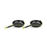 BRA Cookware Foodie Dual Frying Pan Double Skillet for Spanish Omelets & Frittatas, 10.2-Inch