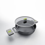 BRA Cookware Life Ceramic Nonstick Sauté Pan w/Glass Lid, 11 Inch, 3.3 Quart