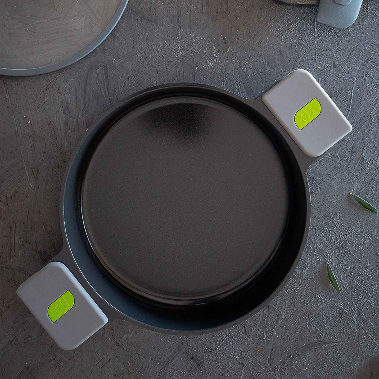 BRA Cookware Life Ceramic Nonstick Sauté Pan w/Glass Lid, 11 Inch, 3.3 Quart