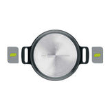 BRA Cookware Life Ceramic Nonstick Sauté Pan w/Glass Lid, 12.5 Inch, 5.3 Quart