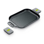BRA Cookware Ceramic Nonstick Griddle with Removable Handles, 12.6 x 9.4-Inch