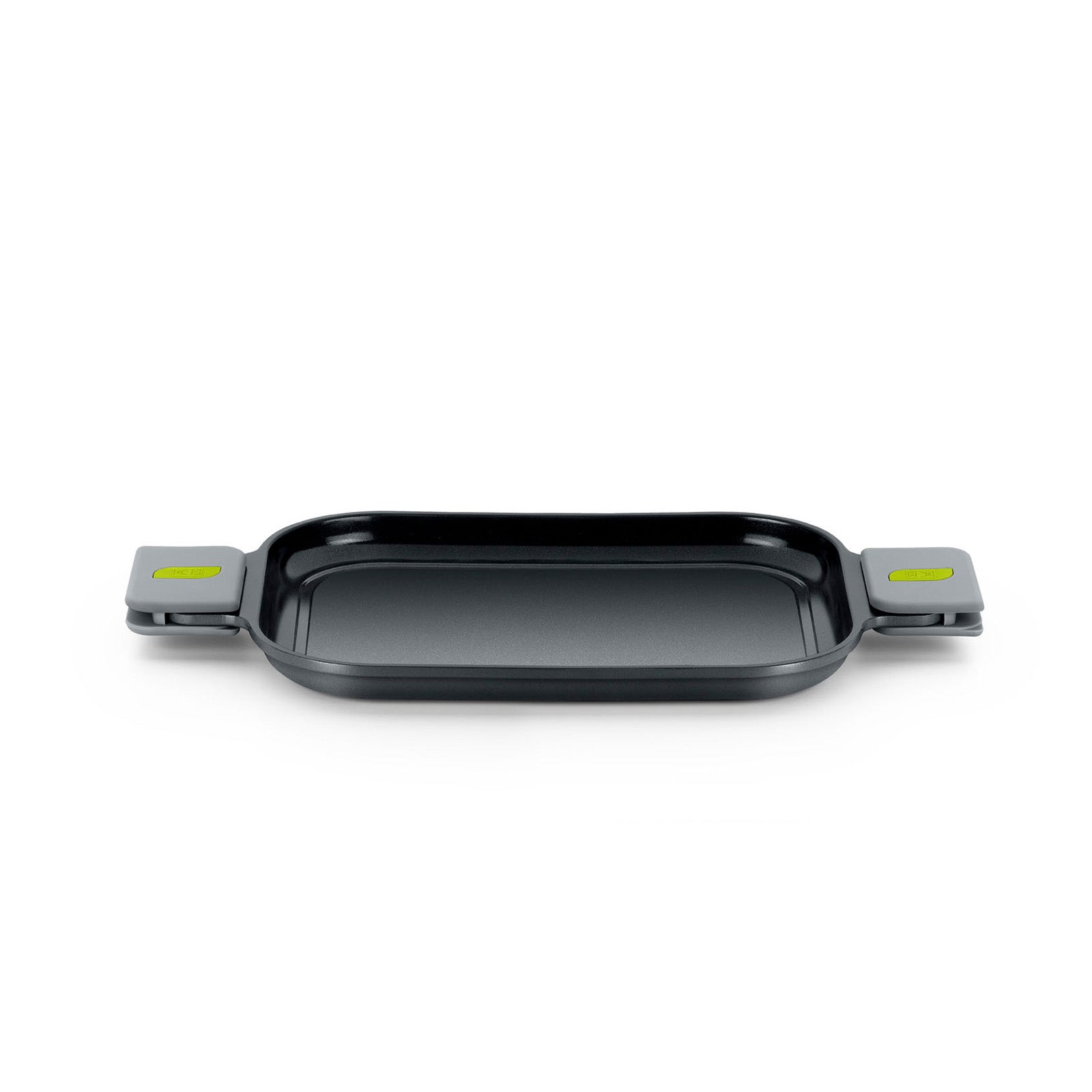 BRA Cookware Ceramic Nonstick Griddle with Removable Handles, 12.6 x 9.4-Inch