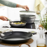 BRA Cookware Life Ceramic Nonstick Paella Pan, 14-Inch, 4-Quart