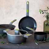 BRA Cookware Life Ceramic Nonstick 6.3-Inch Saucepan, 1.4-Quart