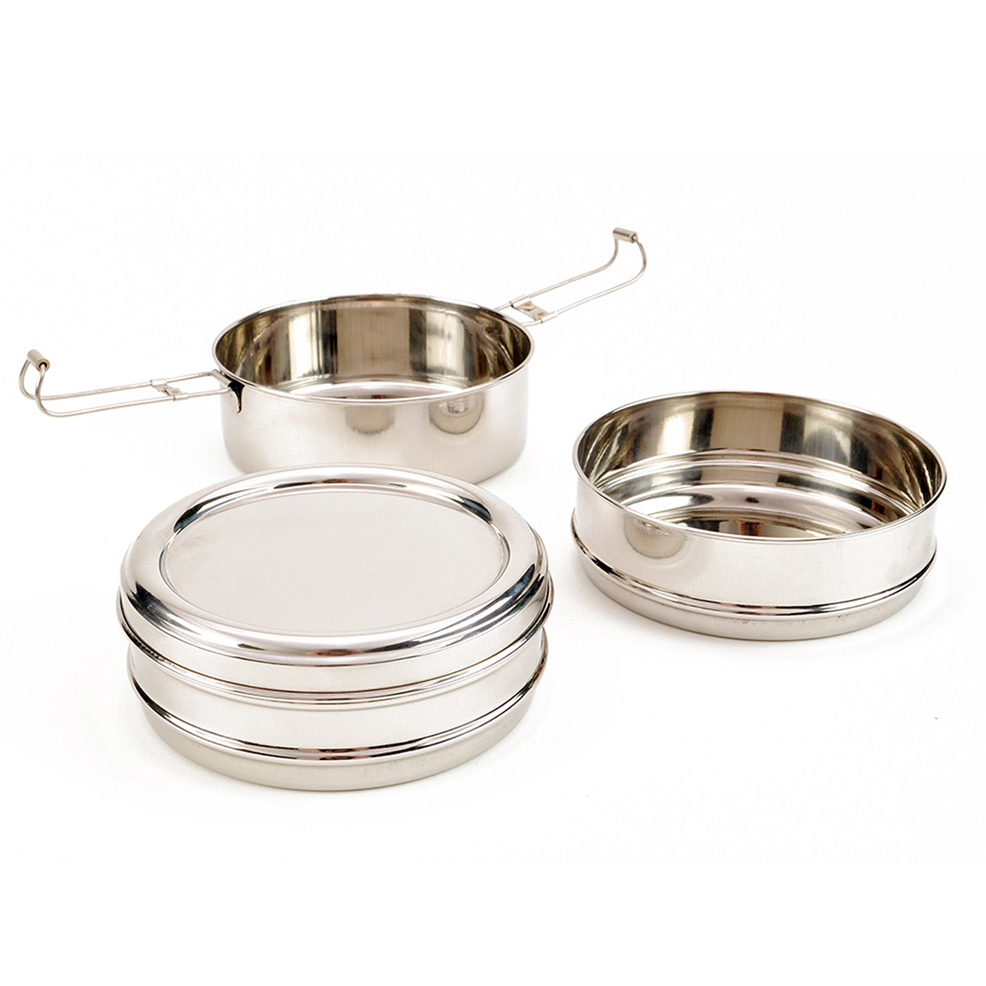 ECOlunchbox Tri Bento Stainless Steel Lunchbox