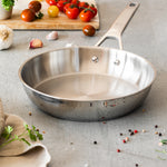 BRA Cookware Signature Stainless Steel Professional Frypan, 10.2-Inch