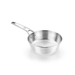 BRA Cookware Signature Stainless Steel Professional Deep High Side Frypan, 9.5-Inch