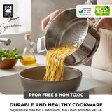 BRA Cookware Signature Stainless Steel Steamer, 9.5 inches, 4-Quart