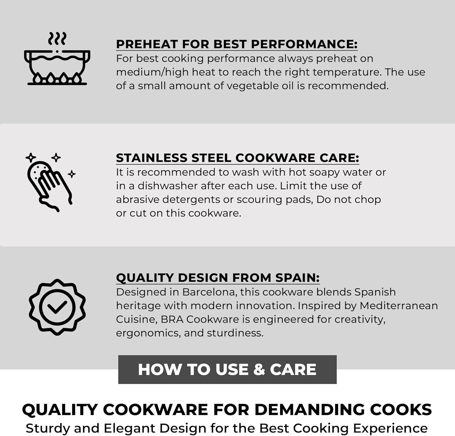 BRA Cookware Signature Stainless Steel Steamer, 9.5 inches, 4-Quart