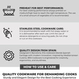 BRA Cookware Signature Stainless Steel Steamer, 9.5 inches, 4-Quart