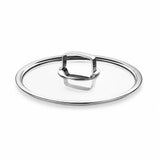 BRA Cookware Signature Stainless Steel and Glass Professional Lid, 6.3-Inch