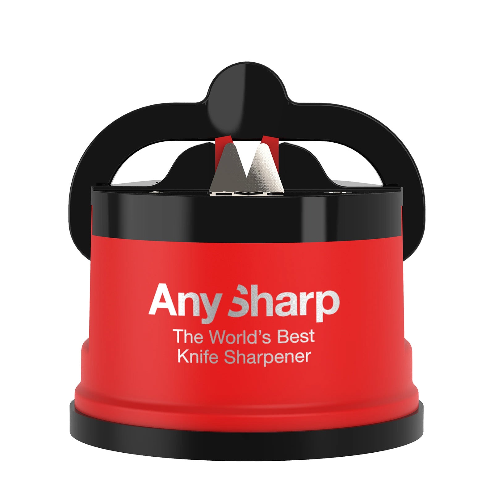 AnySharp Knife Sharpener Pro, Matte Red