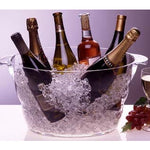 Prodyne Acrylic Big Oval Party Wine Beer Ice Tub Bucket