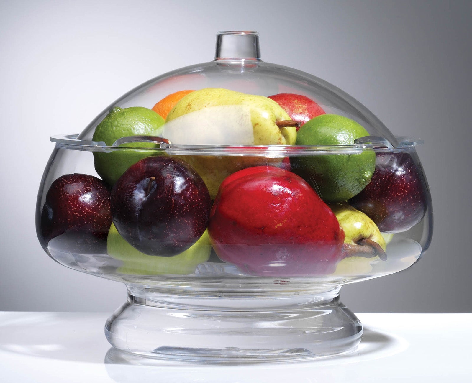 Prodyne Salad On Ice Acrylic Salad Bowl & Servers with Dome Lid