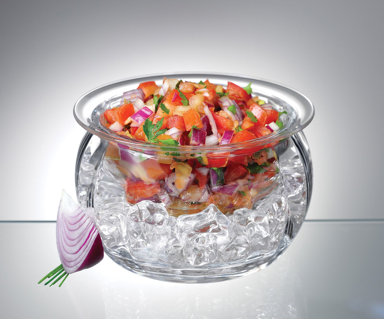 Prodyne Dips on Ice Acrylic Dip Bowl, 16 ounce