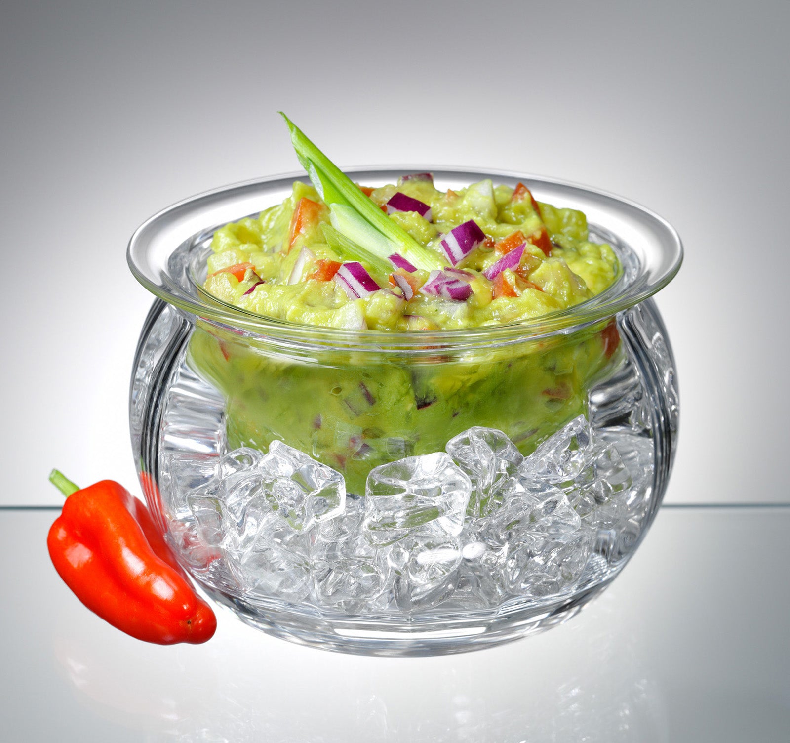 Prodyne Dips on Ice Acrylic Dip Bowl, 16 ounce