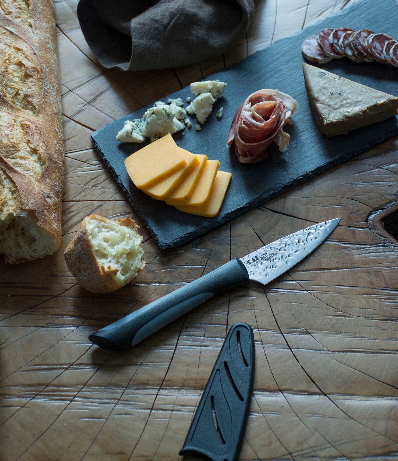 Kai Luna 3.5-Inch Paring Knife With Sheath