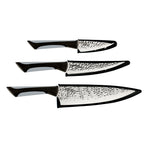 Kai Luna 3 Piece Knife Set, 8" Chef's, 6" Utility, 3.5" Paring Knife With Sheath