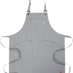 KAF Home Cat Cora Stain Proof Adjustable Chef's Apron, 28 x 36-Inch