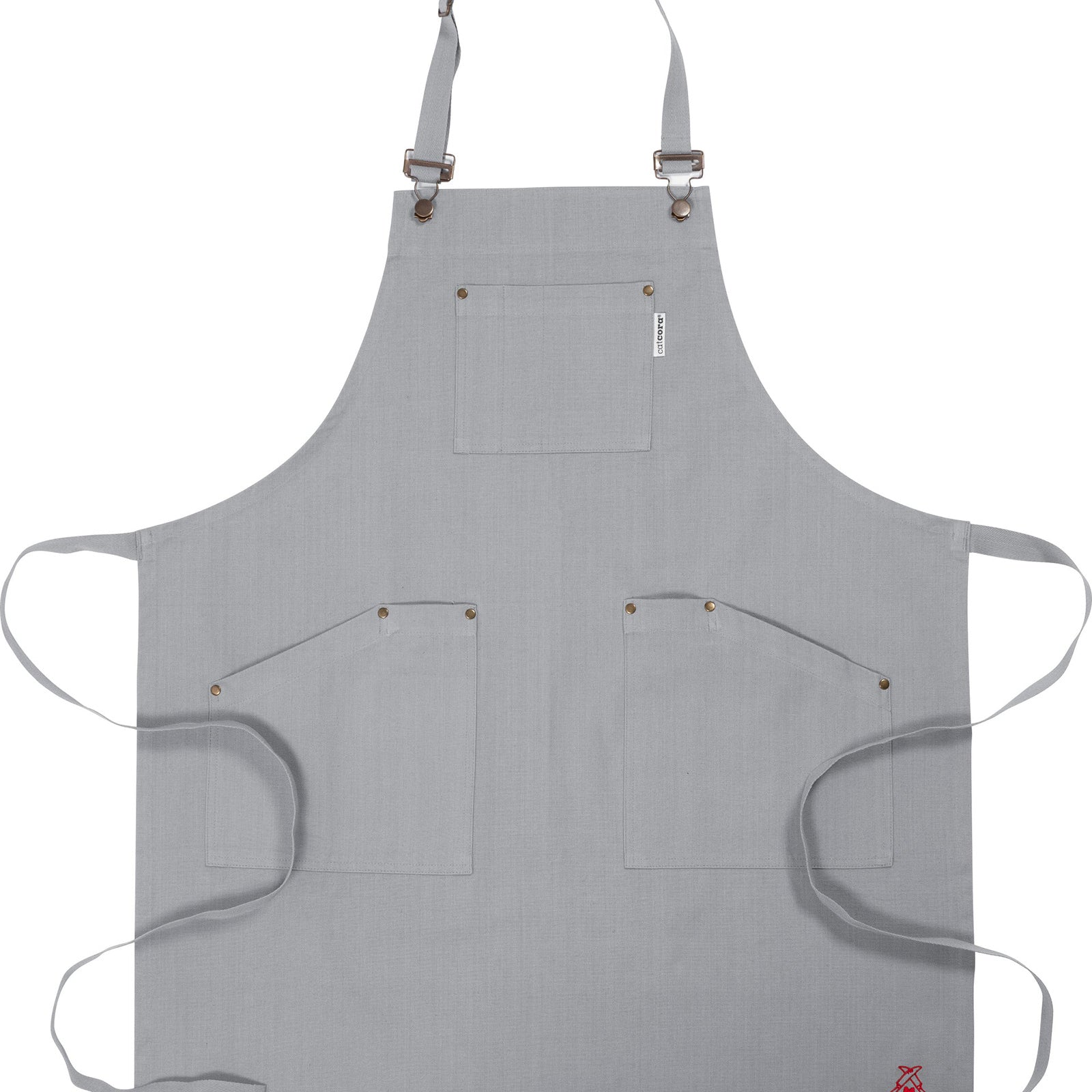 KAF Home Cat Cora Stain Proof Adjustable Chef's Apron, 28 x 36-Inch