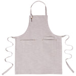 KAF Home Strada Chambray Slub Apron, Gray