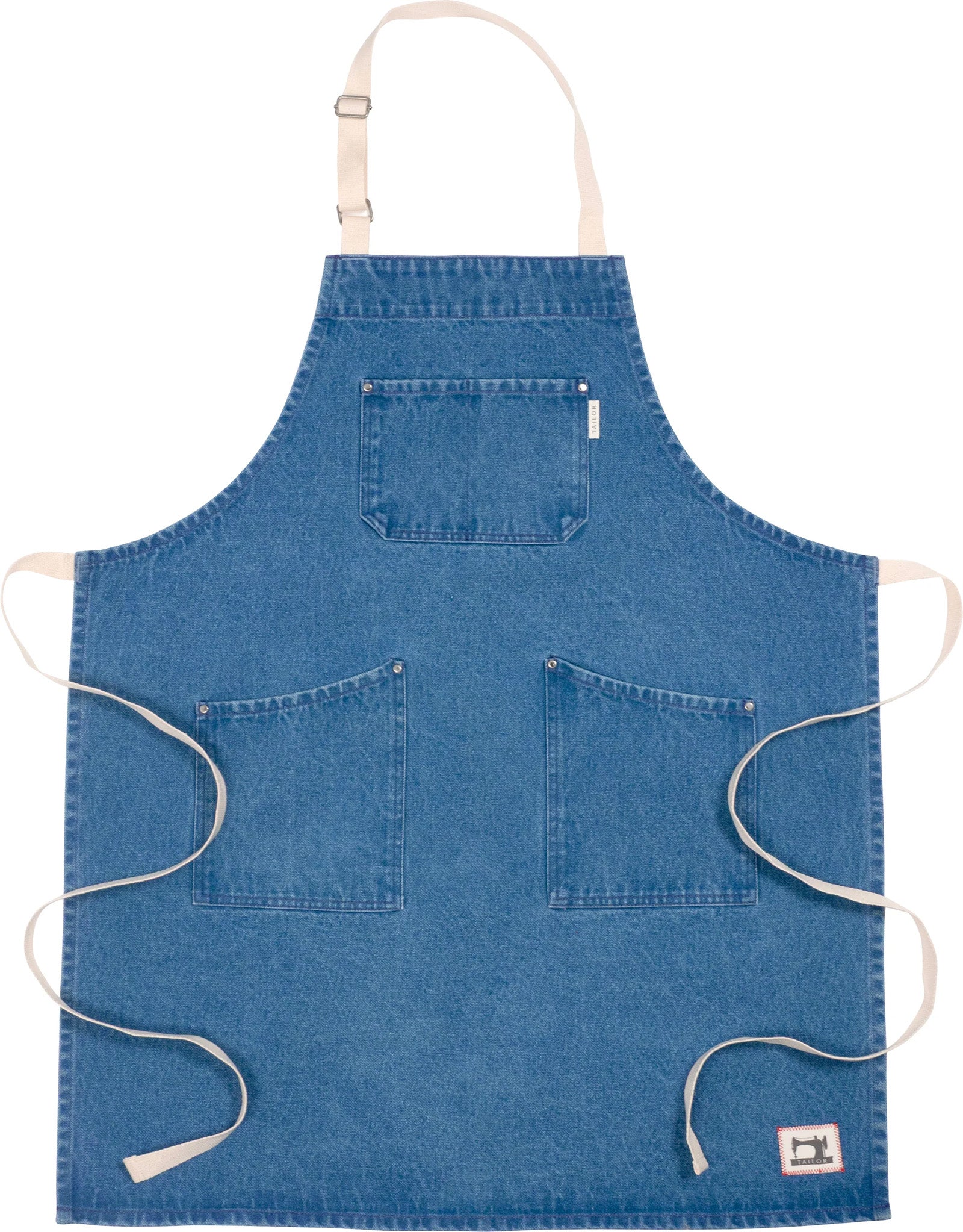 KAF Home Tailor Denim Chefs Apron