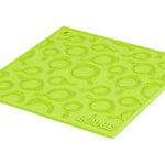 Lodge 7 Inch Square Silicone Skillet Pattern Trivet, Green