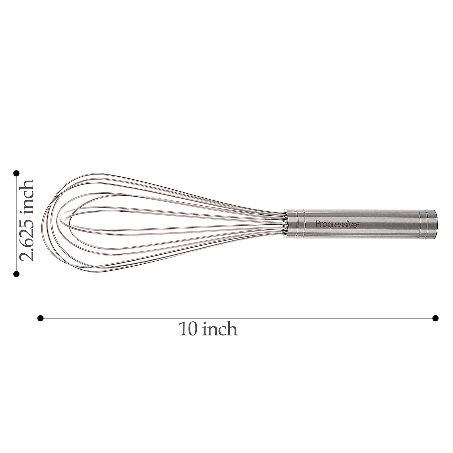 Progressive Stainless Steel Balloon Whisk, 10-Inch