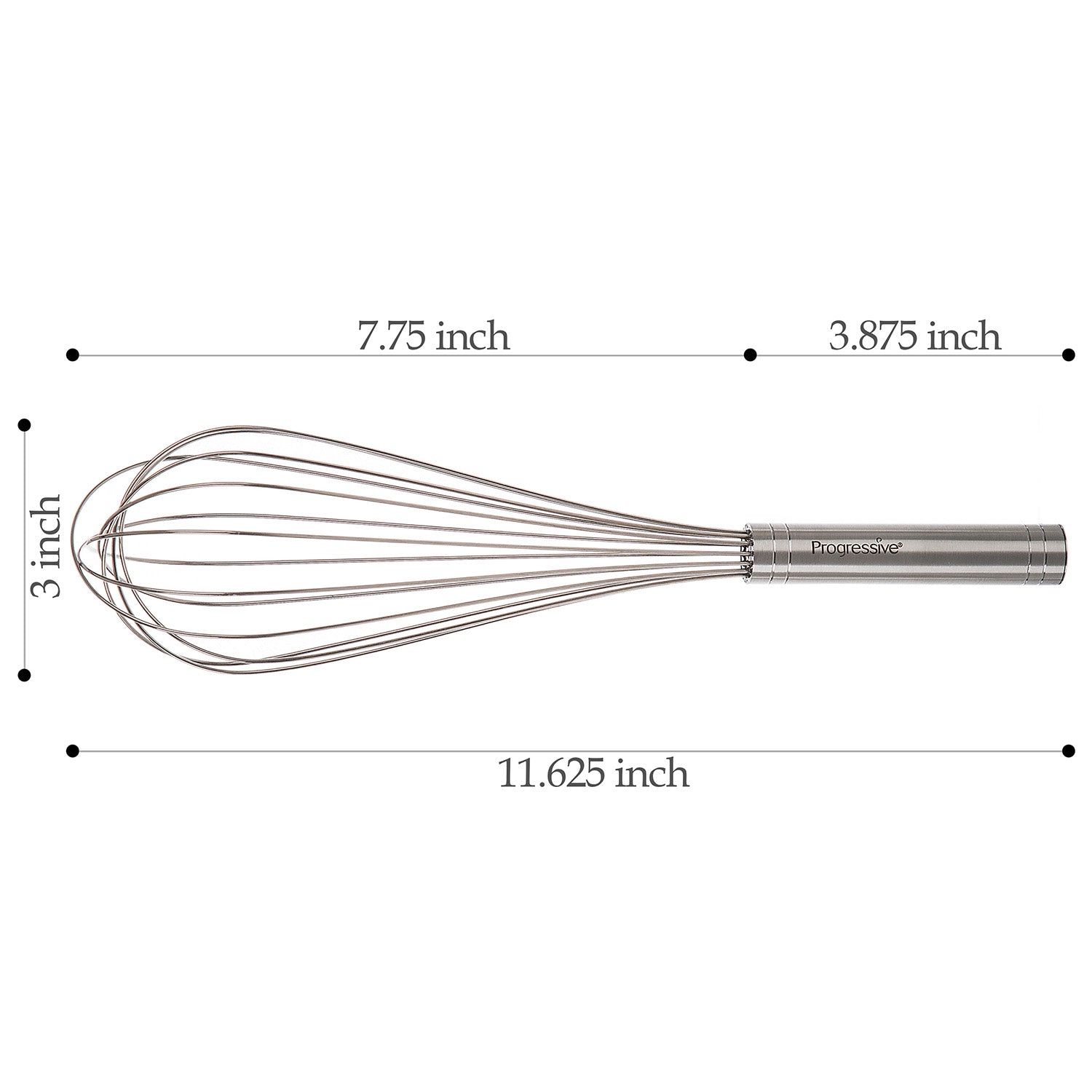 Progressive Stainless Steel Balloon Whisk, 12-Inch