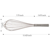Progressive Stainless Steel Balloon Whisk, 12-Inch