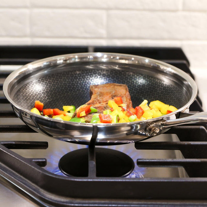 Frieling Black Cube 11 Inch Stainless/Nonstick Hybrid Fry Pan