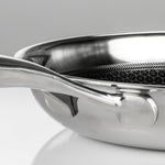 Frieling Black Cube 9-1/2 Inch 2.5 Quart Stainless/Nonstick Hybrid Chef's Pan