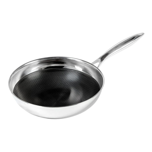 Frieling Black Cube 9-1/2 Inch 2.5 Quart Stainless/Nonstick Hybrid Chef's Pan
