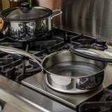 Frieling Black Cube Hybrid Quick Release 3-Quart Saute Pan w/Lid, 9.5-Inch